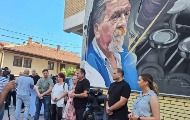 Sa otkrivanja murala Doderoviću:  „Čitav grad obojen je osmehom“